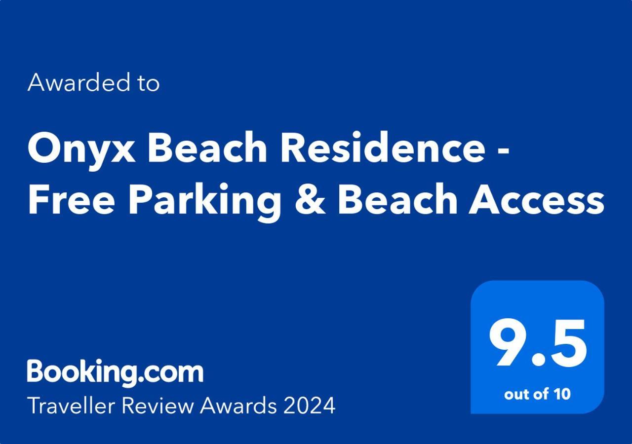 Onyx Beach Residence - Free Parking & Beach Access Sveti Vlas Eksteriør bilde